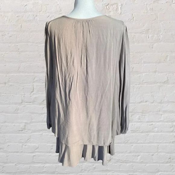 Free People Layered Keyhole Dress Size Small - Picture 4 of 8